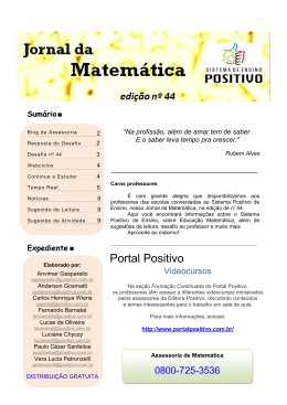 N 44 Jornal da Matematica SPE - Seção Blog