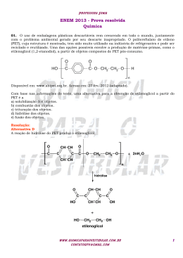 ENEM 2013 - Prova resolvida Química