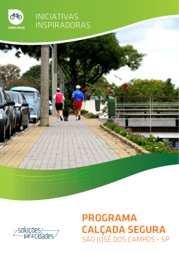 Programa Calçada Segura – São José dos Campos