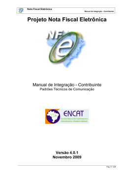 Manual de Integração - Contribuinte versão 4.01