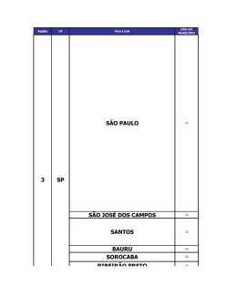 SÃO JOSÉ DOS CAMPOS BAURU 3 SÃO PAULO
