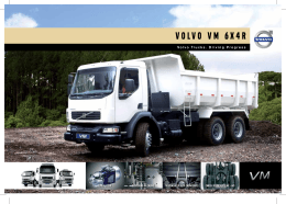 Especificações do Caminhão Volvo VM 6x4