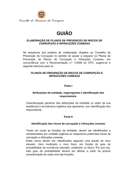 GUIÃO - Conselho de Prevenção da Corrupção