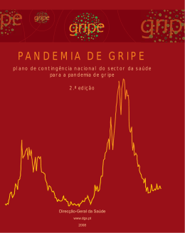 PANDEMIA DE GRIPE - Direcção