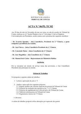 Acta N.º 06/PL/TC/02 - Tribunal de Contas de Angola