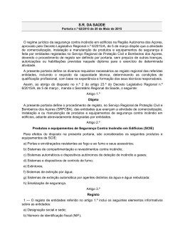 Registo de Entidades - Proteção Civil e Bombeiros dos Açores