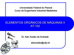 Transmissão por Correntes - Engenharia Industrial Madeireira