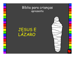 Jesus e Lázaro - Bible for Children
