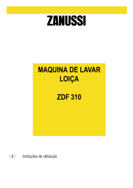 MAQUINA DE LAVAR LOIÇA ZDF 310