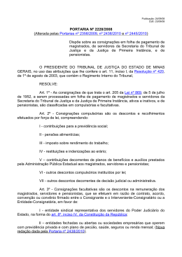 Portaria nº 2228/2008 - Tribunal de Justiça de Minas Gerais