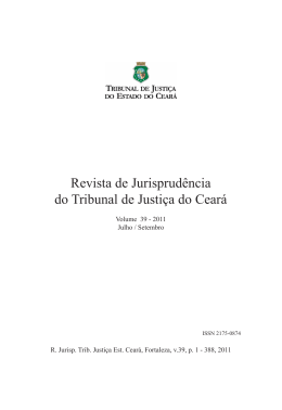Revista de Jurisprudência - Tribunal de Justiça do Estado do Ceará