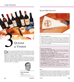 Queijos & Vinhos - Jornal Vinho & Cia