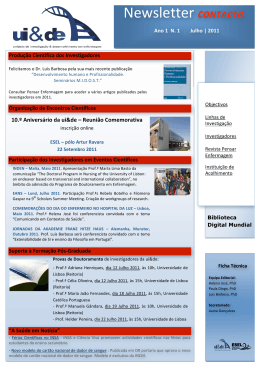 Newsletter CONTACTO