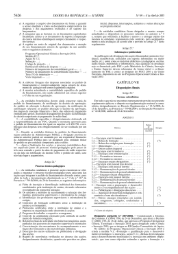Despacho Conjunto nº 297/2005-IIª, de 8 de Abril – Regulamento de
