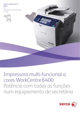 Brochura - WorkCentre 6400