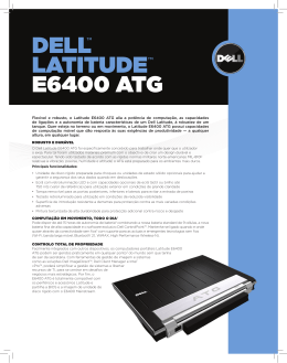 DELL™ LATITUDE™ E6400 ATG