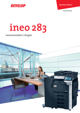 ineo 283 - Impressoras Develop