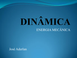 ENERGIA MECÂNICA José Aderlan