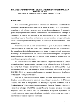 Documento de Referência - Ministério da Educação