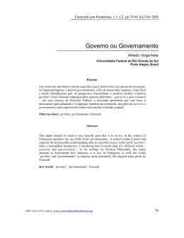Governo ou Governamento