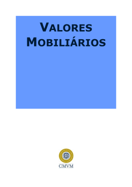 Brochura sobre Valores Mobiliários (CMVM)