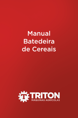 Manual Batedeira de Cereais