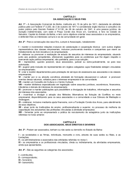 Estatuto ACB - Associação Comercial da Bahia