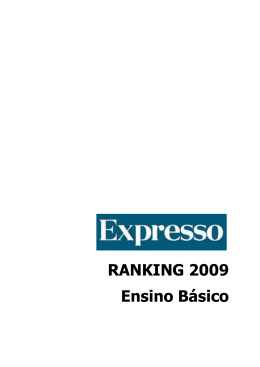 Ranking do Ensino Básico 2009