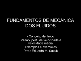 FUNDAMENTOS DE MECÂNICA DOS FLUIDOS