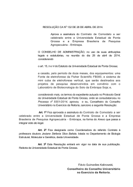 Resolução CA nº 132 de 28/04/2014