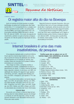 Internet brasileira é uma das mais insatisfatórias, diz - Sinttel-ES
