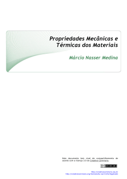 Propriedades Mecânicas e Térmicas dos Materiais - CCEAD PUC-Rio