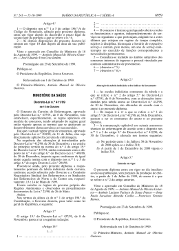 Decreto-Lei n.º 411/99