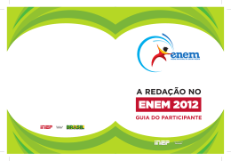A redação no Enem 2012 – Guia do participante