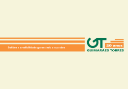 Portfólio - Construtora Guimarães Torres