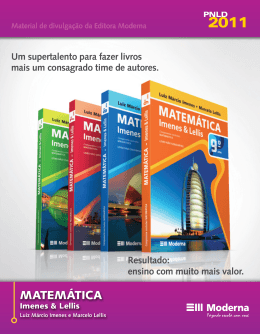 MATEMÁTICA - Editora Moderna