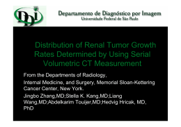 Distribution of Renal Tumor Growth Rates - (DDI)