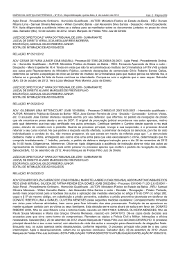 conforme resolução nº 0533/2012, publicada no Diário Oficial de 4