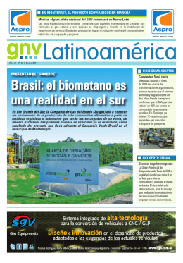 Brasil: el biometano es una realidad en el sur
