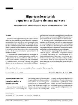 Hipertensão arterial: o que tem a dizer o sistema nervoso