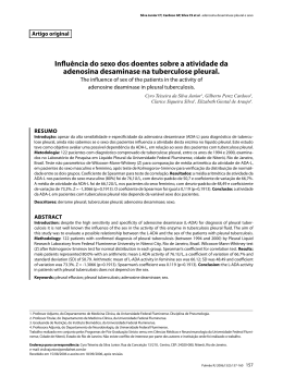 Influência do sexo dos doentes sobre a atividade da adenosina
