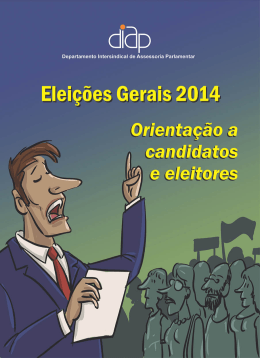 Eleições Gerais de 2014: orientação a candidatos e eleitores.