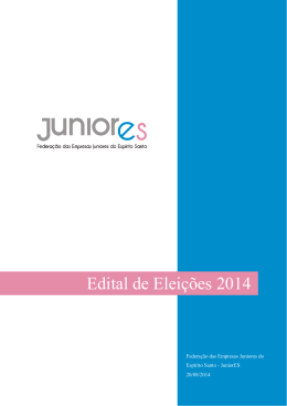 Edital de Eleições 2014