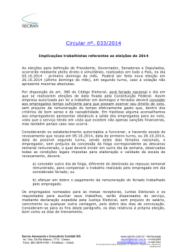 033-14 - SEFAZ-CE - Eleições 2014 - Observacoes