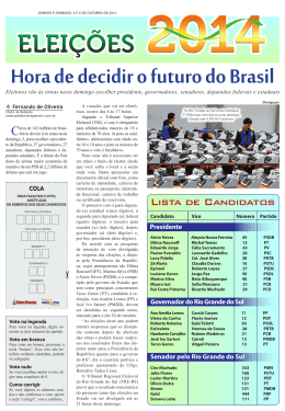 Caderno Eleições 2014, 05.10.2014
