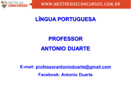Português - Antônio Duarte