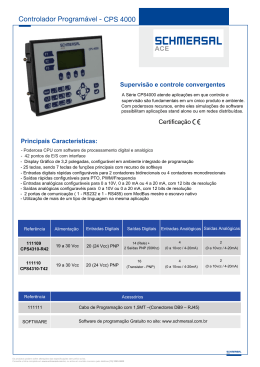 Controlador Programável - CPS 4000