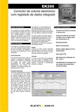 Data sheet EK260 Portuguese