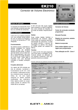 Data sheet EK210 Portuguese