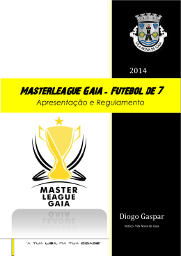 MasterLeague Gaia - Futebol de 7